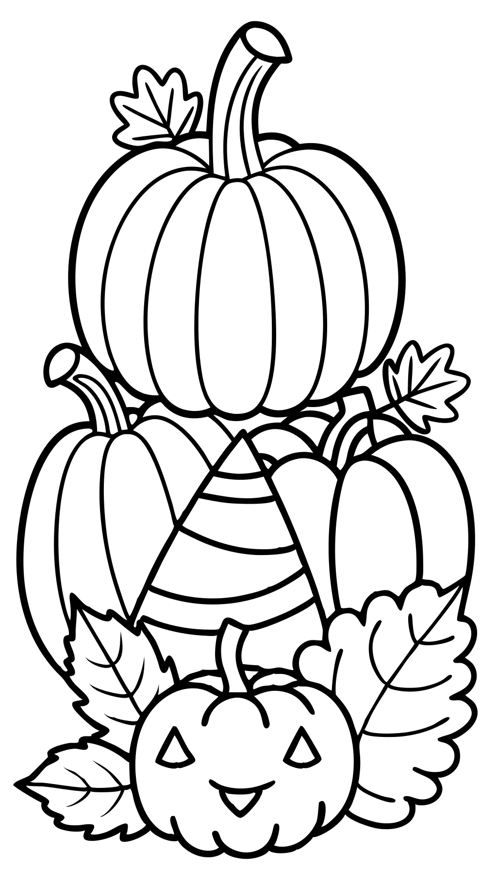 thanksgiving easy coloring pages